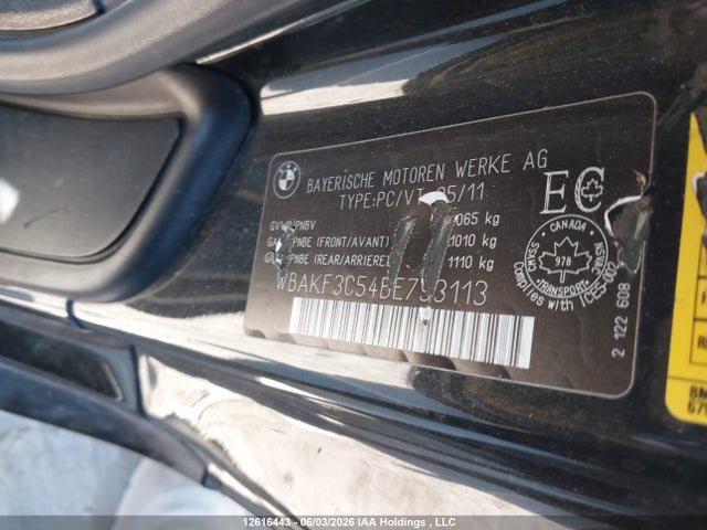 Продаж на аукціоні авто 2011 Bmw 328i Xdrive, vin: WBAKF3C54BE793113, номер лоту: 12616443