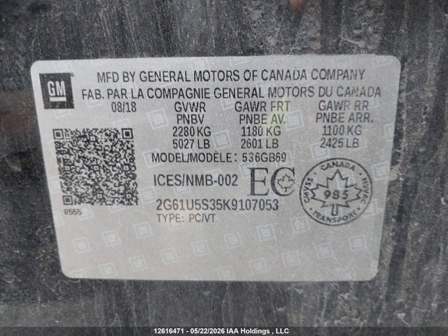 Cadillac Xts W20 Livery Package 2019 2G61U5S35K9107053 Image 9
