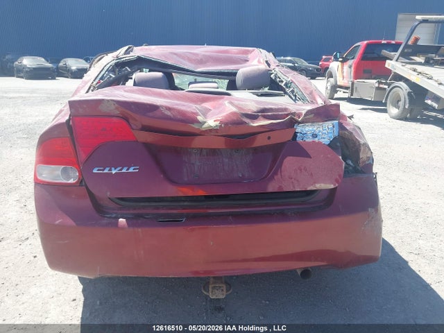2006 Honda Civic მანქანა იყიდება აუქციონზე, vin: 1HGFA16416L809040, აუქციონის ნომერი: 12616510