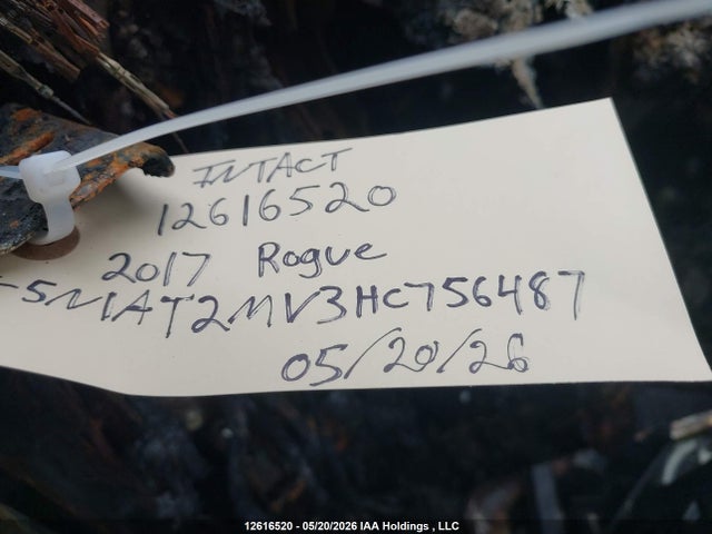 Продаж на аукціоні авто 2017 Nissan Rogue Sv/sl, vin: 5N1AT2MV3HC756487, номер лоту: 12616520