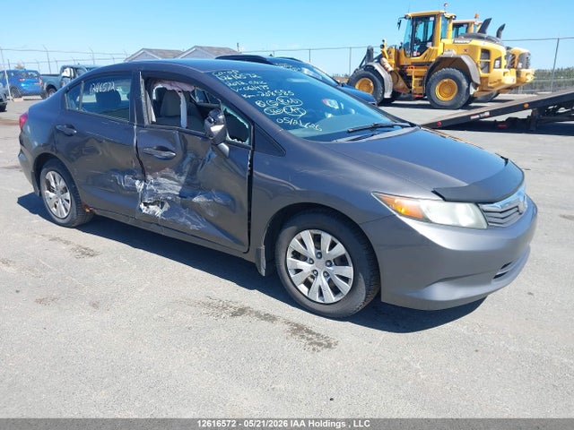 2012 Honda Civic Lx მანქანა იყიდება აუქციონზე, vin: 2HGFB2F44CH061475, აუქციონის ნომერი: 12616572