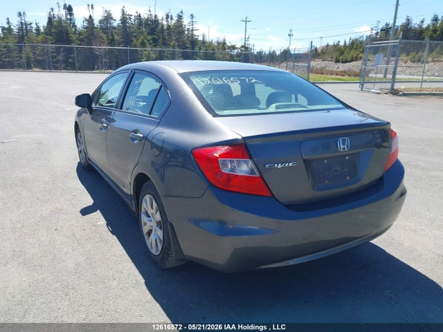 2012 Honda Civic Lx მანქანა იყიდება აუქციონზე, vin: 2HGFB2F44CH061475, აუქციონის ნომერი: 12616572
