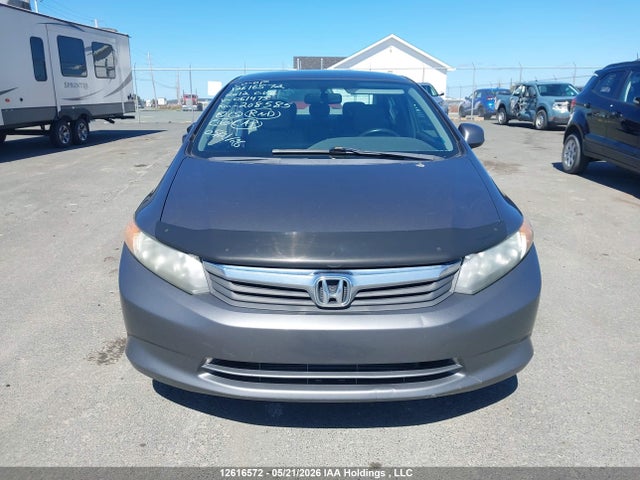 2012 Honda Civic Lx მანქანა იყიდება აუქციონზე, vin: 2HGFB2F44CH061475, აუქციონის ნომერი: 12616572