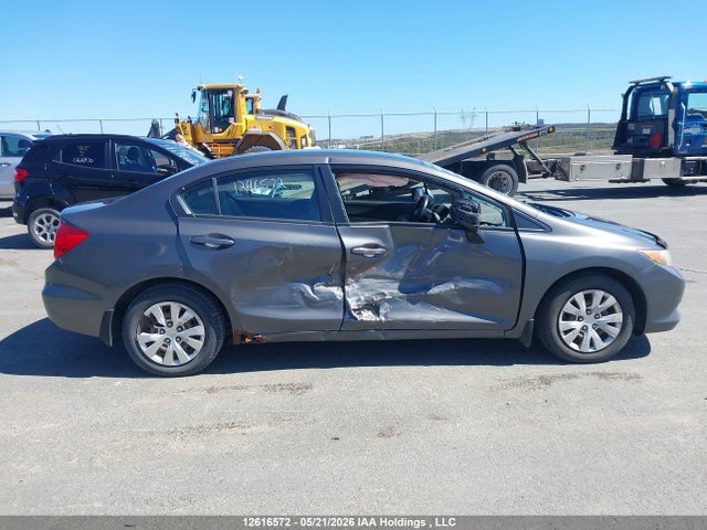 2012 Honda Civic Lx მანქანა იყიდება აუქციონზე, vin: 2HGFB2F44CH061475, აუქციონის ნომერი: 12616572