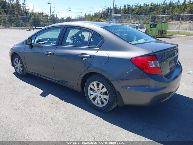 2012 Honda Civic Lx მანქანა იყიდება აუქციონზე, vin: 2HGFB2F44CH061475, აუქციონის ნომერი: 12616572