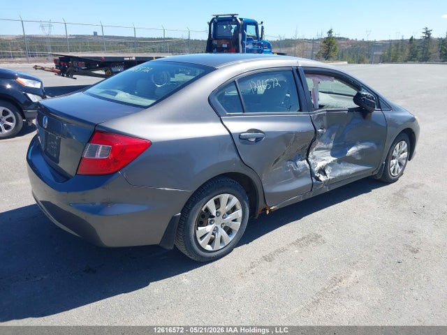2012 Honda Civic Lx მანქანა იყიდება აუქციონზე, vin: 2HGFB2F44CH061475, აუქციონის ნომერი: 12616572