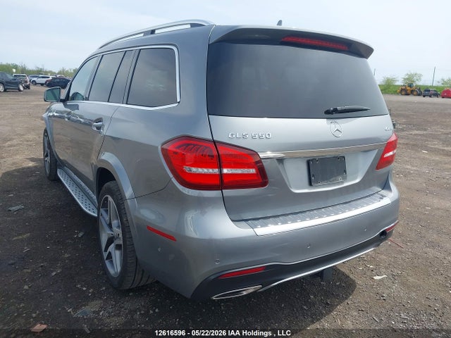 12616596 :رقم المزاد ، 4JGDF7DEXHA770710 vin ، 2017 Mercedes-benz Gls 550 4matic مزاد بيع