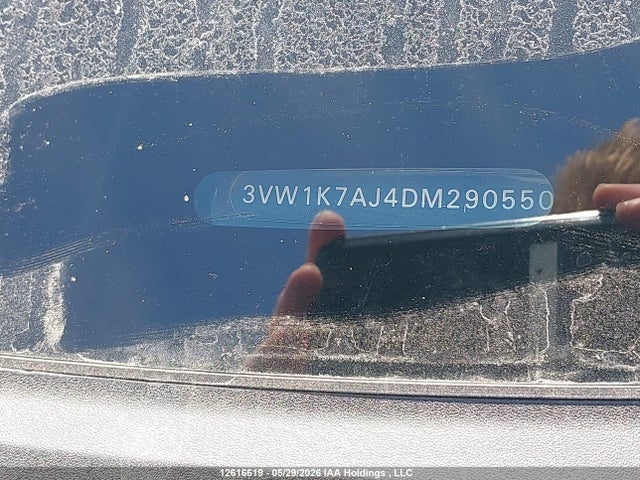 12616619 :رقم المزاد ، 3VW1K7AJ4DM290550 vin ، 2013 Volkswagen Jetta S مزاد بيع