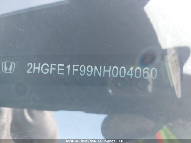 Honda Civic Touring 2022 2HGFE1F99NH004060 Image 18