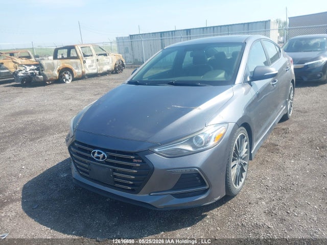 12616698 :رقم المزاد ، KMHD04LB2JU683184 vin ، 2018 Hyundai Elantra Sport مزاد بيع