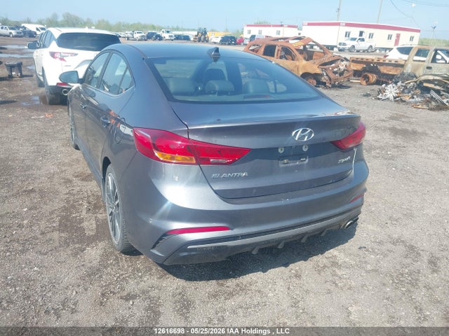12616698 :رقم المزاد ، KMHD04LB2JU683184 vin ، 2018 Hyundai Elantra Sport مزاد بيع