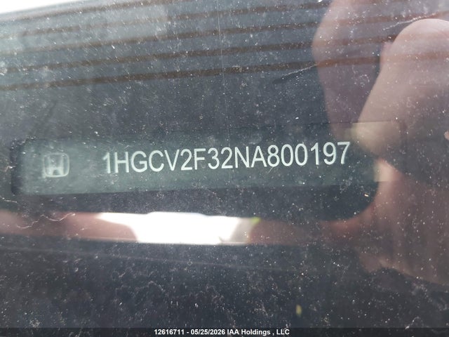 Aukcja sprzedaży 2022 Honda Accord Sport, vin: 1HGCV2F32NA800197, numer aukcji: 12616711