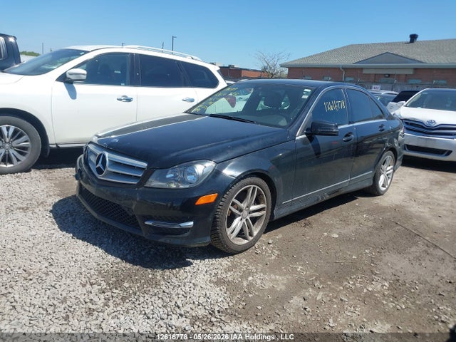 12616778 :رقم المزاد ، WDDGF8AB8EG196575 vin ، 2014 Mercedes-benz C-class مزاد بيع