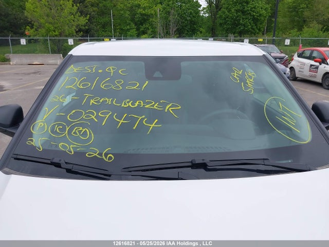 Продажа на аукционе авто 2026 Chevrolet Trailblazer Ls, vin: KL79MNSL4TB029474, номер лота: 12616821