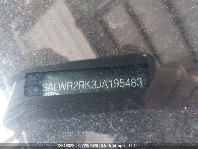 SALWR2RK3JA195483 Land Rover Range Rover Sport Hse