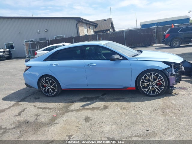 2023 Hyundai Elantra N Dct მანქანა იყიდება აუქციონზე, vin: KMHLW4AK6PU017094, აუქციონის ნომერი: 12616832