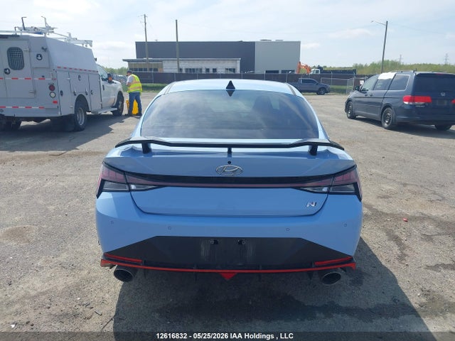 2023 Hyundai Elantra N Dct მანქანა იყიდება აუქციონზე, vin: KMHLW4AK6PU017094, აუქციონის ნომერი: 12616832