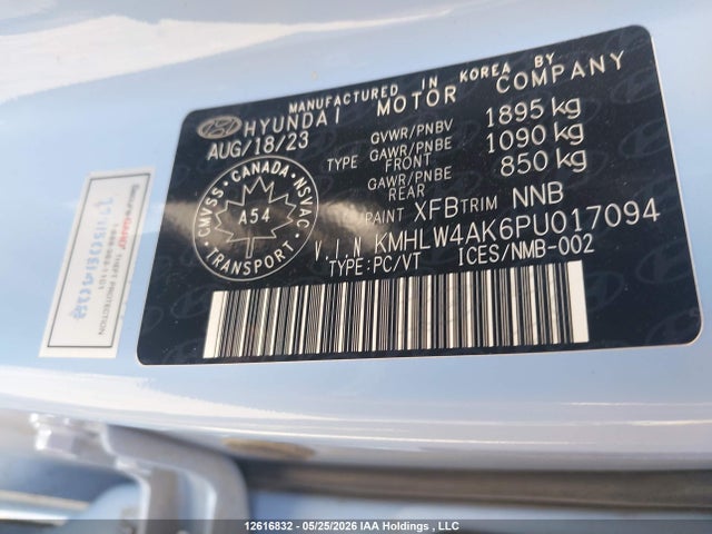 2023 Hyundai Elantra N Dct მანქანა იყიდება აუქციონზე, vin: KMHLW4AK6PU017094, აუქციონის ნომერი: 12616832