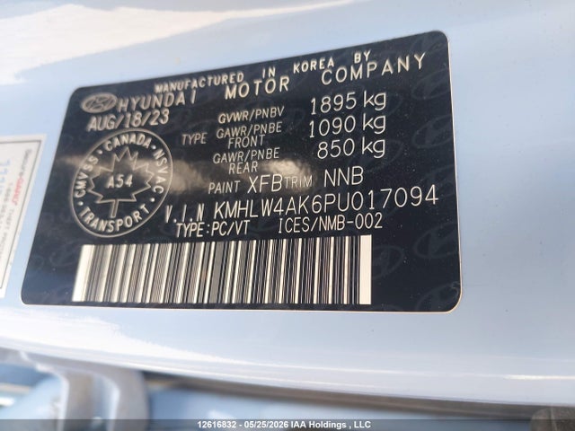 2023 Hyundai Elantra N Dct მანქანა იყიდება აუქციონზე, vin: KMHLW4AK6PU017094, აუქციონის ნომერი: 12616832