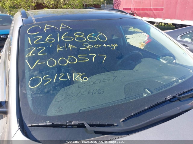 12616860 :رقم المزاد ، KNDPNCAC8N7000577 vin ، 2022 Kia Sportage Ex Premium S/ex S مزاد بيع