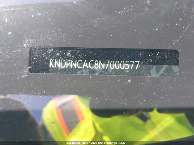 12616860 :رقم المزاد ، KNDPNCAC8N7000577 vin ، 2022 Kia Sportage Ex Premium S/ex S مزاد بيع