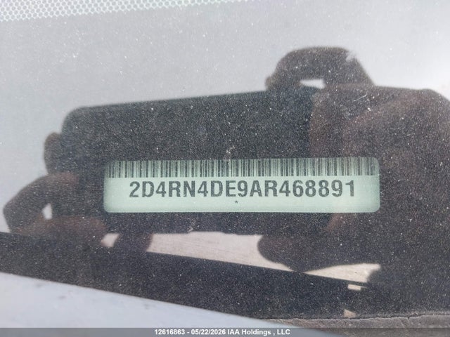 2010 Dodge Grand Caravan Se მანქანა იყიდება აუქციონზე, vin: 2D4RN4DE9AR468891, აუქციონის ნომერი: 12616863