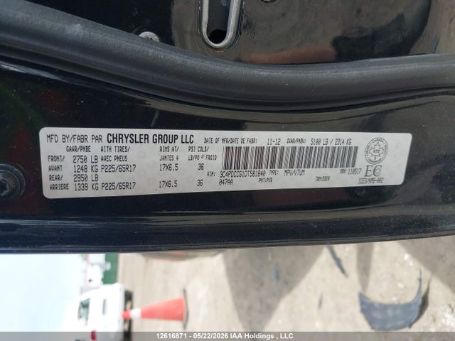 2013 Dodge Journey Sxt/crew მანქანა იყიდება აუქციონზე, vin: 3C4PDCCG1DT581840, აუქციონის ნომერი: 12616871