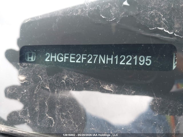 Honda Civic Lx 2022 2HGFE2F27NH122195 Image 17