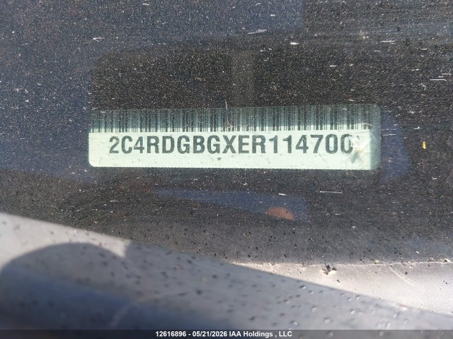 2C4RDGBGXER114700 Dodge Grand Caravan Se/sxt