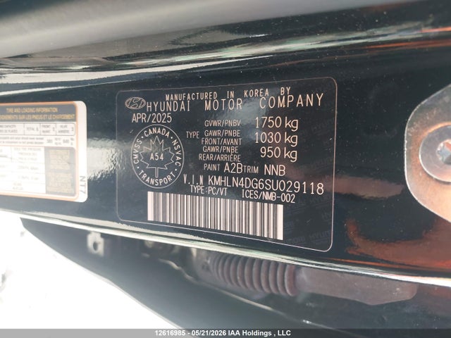 Продаж на аукціоні авто 2025 Hyundai Elantra, vin: KMHLN4DG6SU029118, номер лоту: 12616985