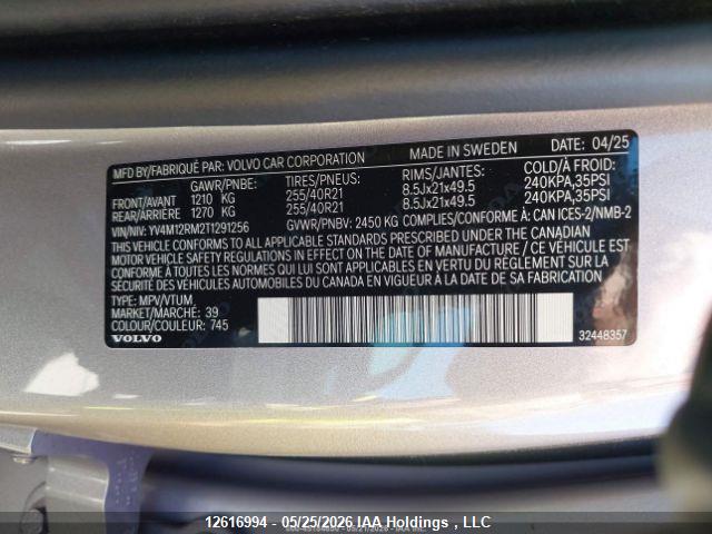 Volvo Xc60 Ultra 2026 YV4M12RM2T1291256 Image 10