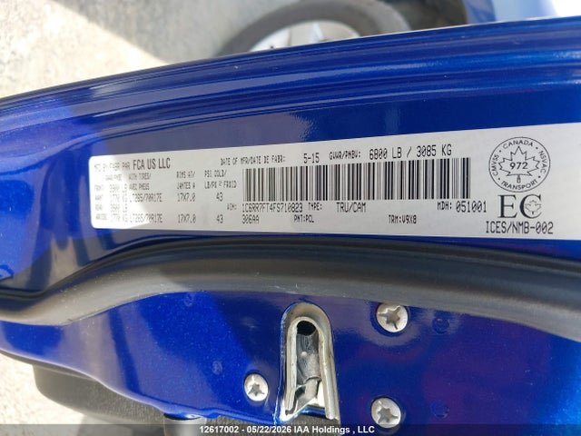 1C6RR7FT4FS710823 RAM 1500 St
