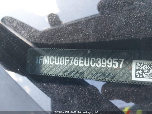 12617019 :رقم المزاد ، 1FMCU0F76EUC39957 vin ، 2014 Ford Escape S مزاد بيع