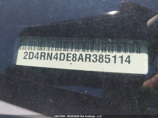 Продажа на аукционе авто 2010 Dodge Grand Caravan Se, vin: 2D4RN4DE8AR385114, номер лота: 12617049