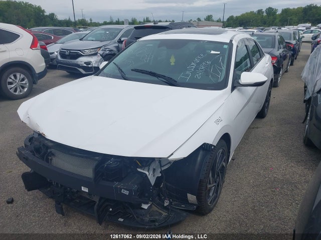 2024 Hyundai Elantra Hybrid მანქანა იყიდება აუქციონზე, vin: KMHLN4DJXRU110953, აუქციონის ნომერი: 12617062