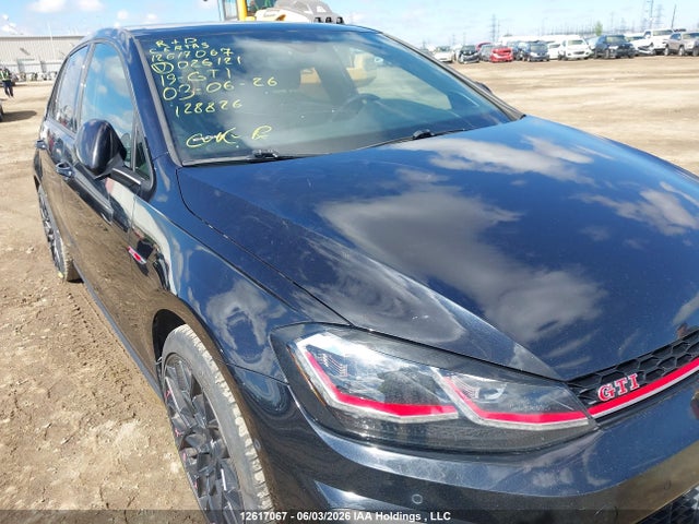 2019 Volkswagen Gti S/se/autobahn/rabbit Edition მანქანა იყიდება აუქციონზე, vin: 3VW5T7AU2KM026121, აუქციონის ნომერი: 12617067