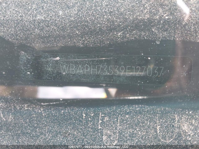 Aukcja sprzedaży 2009 Bmw 328 I, vin: WBAPH73539E127037, numer aukcji: 12617077