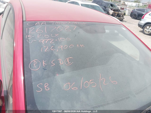 Aukcja sprzedaży 2015 Kia Rio Lx, vin: KNADM5A39F6972100, numer aukcji: 12617087