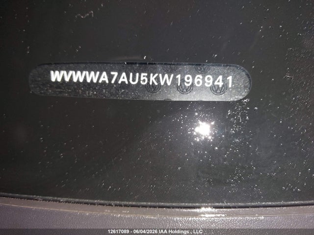 Aukcja sprzedaży 2019 Volkswagen Golf R, vin: WVWWA7AU5KW196941, numer aukcji: 12617089