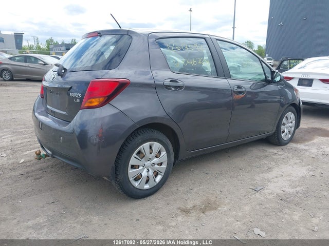 12617092 :رقم المزاد ، VNKKTUD39FA046724 vin ، 2015 Toyota Yaris Le مزاد بيع