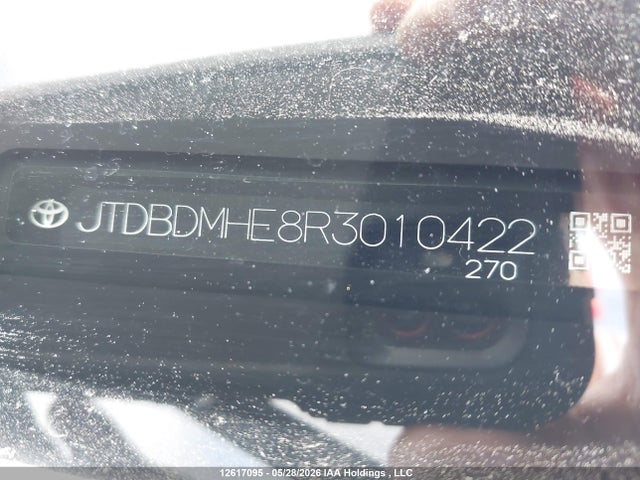 12617095 :رقم المزاد ، JTDBDMHE8R3010422 vin ، 2024 Toyota Corolla Hybrid مزاد بيع