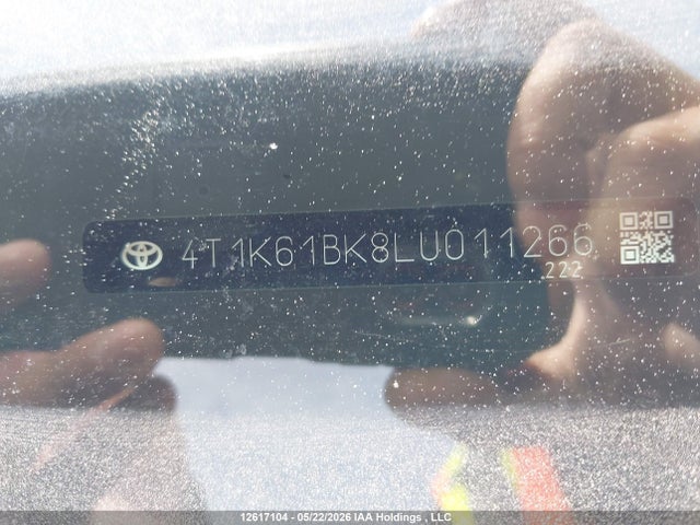 4T1K61BK8LU011266 Toyota CAMRY XSE