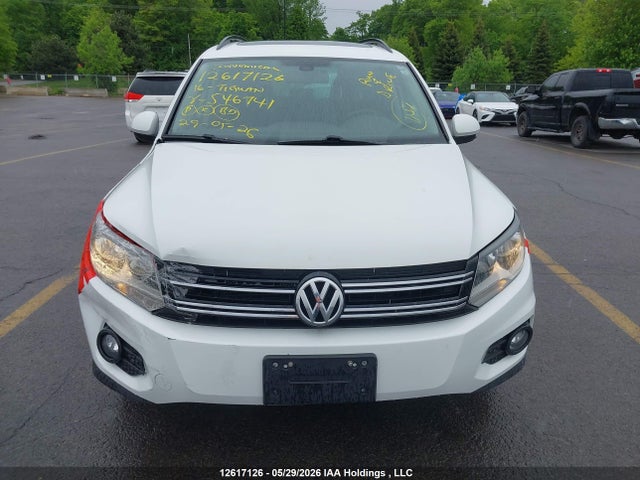 Aukcja sprzedaży 2016 Volkswagen Tiguan Comfortline/highline/special Edition, vin: WVGJV7AX1GW546741, numer aukcji: 12617126