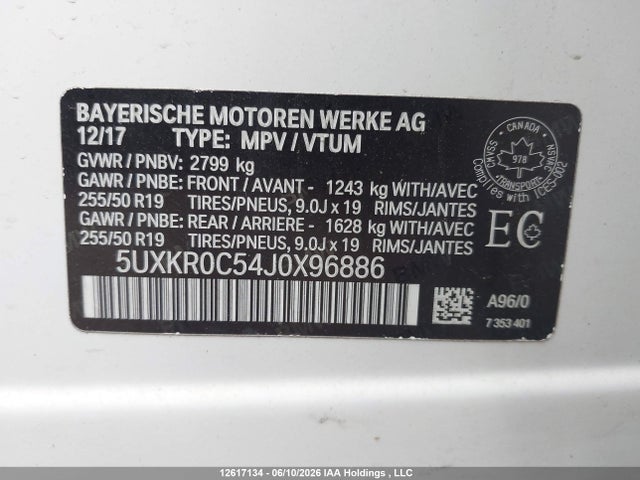 5UXKR0C54J0X96886 BMW X5 Xdrive35i