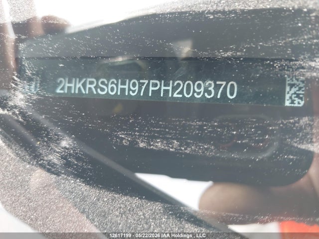 2023 Honda Cr-v Hybrid მანქანა იყიდება აუქციონზე, vin: 2HKRS6H97PH209370, აუქციონის ნომერი: 12617199