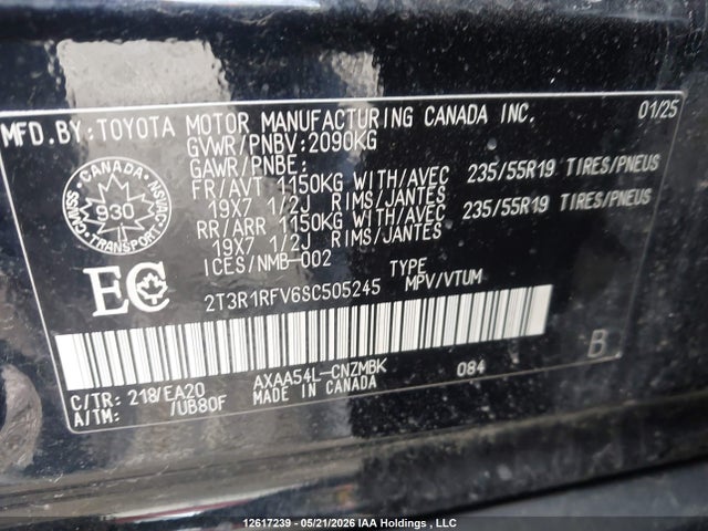 Toyota Rav4 Xle 2025 2T3R1RFV6SC505245 Image 20