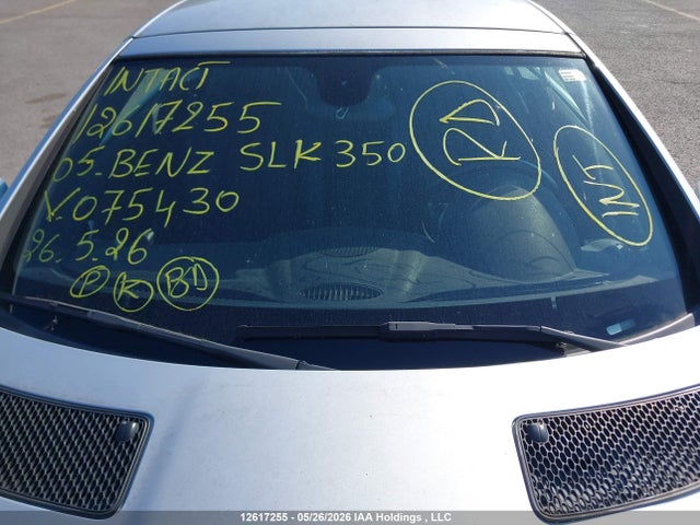 Продажа на аукционе авто 2005 Mercedes-benz Slk 350, vin: WDBWK56F25F075430, номер лота: 12617255