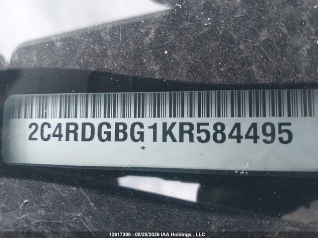 Продажа на аукционе авто 2019 Dodge Grand Caravan Cvp/sxt, vin: 2C4RDGBG1KR584495, номер лота: 12617398