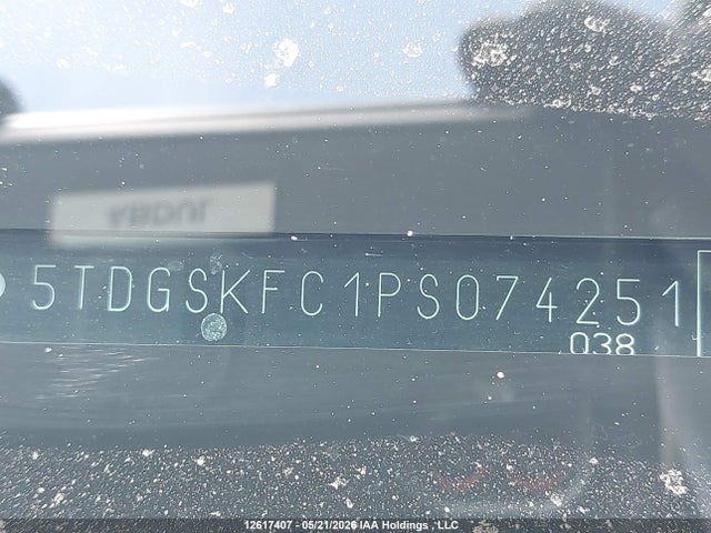 2023 Toyota Sienna Xse 7-passenger მანქანა იყიდება აუქციონზე, vin: 5TDGSKFC1PS074251, აუქციონის ნომერი: 12617407