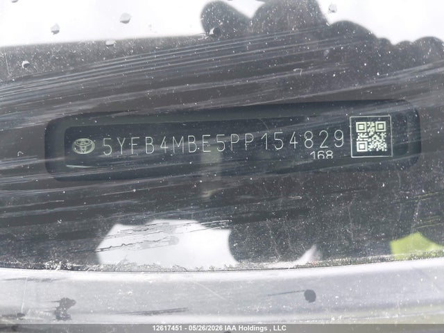 5YFB4MBE5PP154829 Toyota COROLLA SE